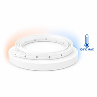 Kabel Deteksi Kebocoran Air Pusat Data Fleksibel OEM, Sensor Banjir, Panjang Sesuai Pesanan, Pita Sensor Datar PET, Detektor Kebocoran Air