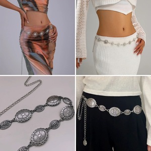 Phong Cách Kỳ Lạ Chuỗi Eo Với Ăn Mặc Châu Âu Và Mỹ Bohemian Hướng Dương Thời Trang Kim Loại Retro Eo Chuỗi - Product Image 3