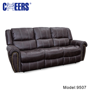 Sofá <span class=keywords><strong>de</strong></span> Salón Reclinable Manual Tapizado en Tela MANWAH CHEERS, Sofá <span class=keywords><strong>de</strong></span> <span class=keywords><strong>3</strong></span> <span class=keywords><strong>Plazas</strong></span> Económico para Salón - Product Image 3