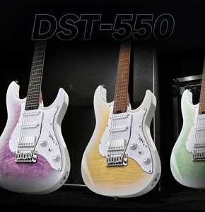 Donner DST550 <span class=keywords><strong>Guitar</strong></span> Professional Level ST Single-Pickup Series Entry-Level Beginner Student with Speaker Pack Guitare électrique - Product Image 2