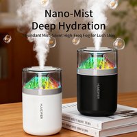 Humidificateur d'air ultrasonique portable en plastique coloré, mini diffuseur d'aromathérapie USB pour voiture, bureau, maison