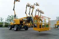 Nouvelle plateforme élévatrice articulée diesel de 16 m, plateforme de travail mobile en altitude, XGA16K, capacité de charge de 350 kg, portée de 8,82 m