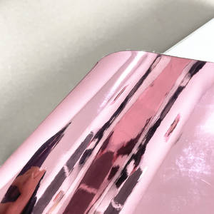 Tissu TPU en cuir verni synthétique métallique Pu sans rides cuir déjoué métallique pour chaussures sacs artisanat - Product Image 1