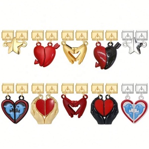 Italian DIY Ring Retro <b>Bracelet</b> Set Exquisite Pendant Accessories Cross-Border Double Hanging Module Creative Fashion Charm - Product Image 3