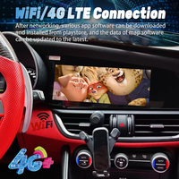 Carplay Android de 10,25 pulgadas para Alfa Romeo Stelvio Giulia 2016-2024 navegación GPS Radio de coche reproductor de vídeo Multimedia Audio ESTÉREO