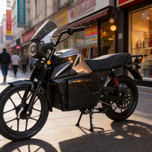 NEWBOT E51 Motocicleta Todoterreno Eléctrica de Alta Velocidad de 100cc, <span class=keywords><strong>Scrambler</strong></span>, Velocidad Máxima de 85 km/h, Batería NCM de 73V58AH, Carga Máxima de 275 kg - Product Image 2