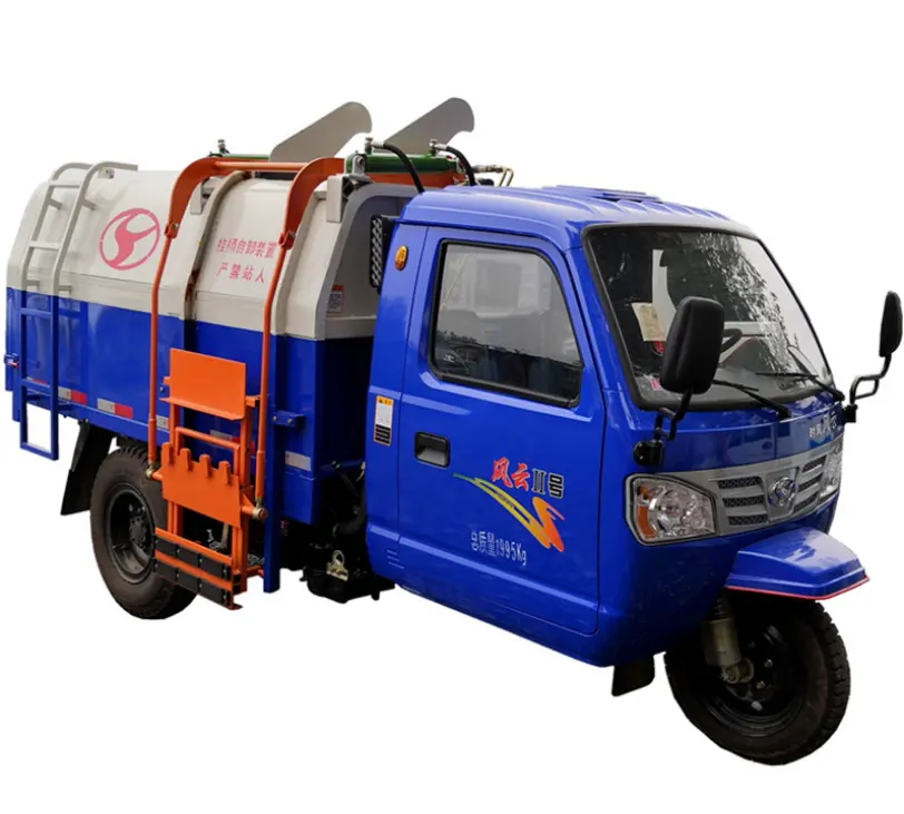 Three-wheel Manure Suction Community Biogas Digester Cleaning Vehicle Multifunctional City Pipeline Cleaning And Dredging Diesel