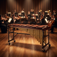 DFTF Pioneer Series Portable Wood Marimba 4 Octave C3-C7 Foldable Ergonomic Design for Music Education