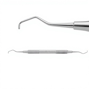 Raspador Dental Profesional de Acero Inoxidable de Doble Punta, Removedor de Sarro y Cálculos Periodontales, Instrumento Dental para Clínicas Dentales - Product Image 5