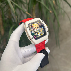 Luxury Street-Style White Ceramic Hollow Dial Unique Designer for <b>Face</b> Design Mechanical Watch Sapphire Crystal 40mm Unisex - Product Image 2