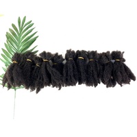 Cheveux Naturels Vierge Bruts 100% Humains de Bonne Qualité Afro Kinky 4B 4C Cheveux Brésiliens pour Extensions de Locs et Tresses Humaines