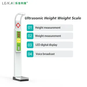 Escala eletrônica moeda altura peso máquina para medir a altura do corpo e peso IMC