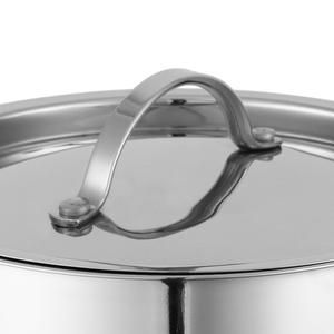 <span class=keywords><strong>Olla</strong></span> de Cocina Clásica de Acero Inoxidable 201, Fabricada por el Fabricante Original, Forma Recta, Apta para Inducción, con Tapa de Acero Inoxidable - Product Image 4