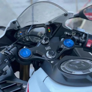 Moto Usata Importata per CBR250RR KABUKI Sport Cafe Racer 250cc Quattro Cilindri da Corsa su Strada Piccola Moto Gialla - Product Image 6