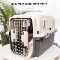 Caisse de transport aérien standard Air China pour animaux de compagnie, modèle XD-450, épaissie, résistante à la pression, pour petits et grands chiens et chats, transport aérien extérieur