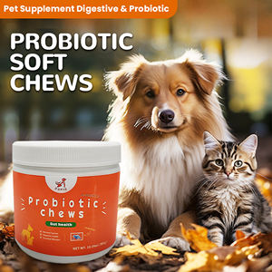 Suppléments à mâcher doux probiotiques naturels sans grain pour chiens avec vitamines et minéraux pour la santé digestive et le soutien immunitaire - Product Image 6