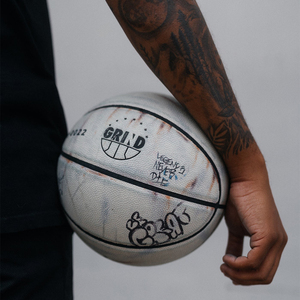 Ballon de basketball en PU pour l'éducation sportive, l'entraînement et le divertissement, tailles 4-7, avec logo, pour tous les âges - Product Image 2