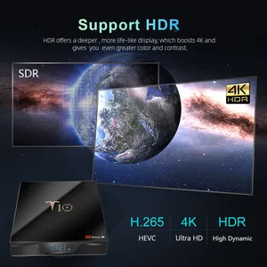 Toptan Amlogic S905W 4k yüksek çözünürlüklü akıllı teknoloji abonelik akış cihazı küçük ev kullanımı Android OS Set Top Box