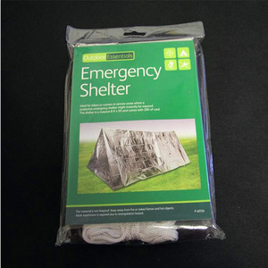 Abri d'urgence Outdoor Essentials 8 pieds x 5 pieds, imperméable, léger, compact, réfléchissant, tente de survie pour les randonneurs et les coureurs - Product Image 4