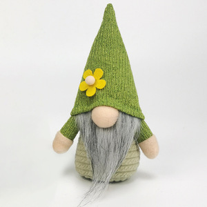 Adorno de Muñeco Duende Verde de Primavera, Decoración Artesanal de Tela para el Día de San Patricio, Regalo Festivo - Product Image 4