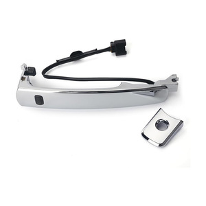 Poignée de porte extérieure chromée côté conducteur avant gauche pour <span class=keywords><strong>Nissan</strong></span> Rogue 2010-2013 |   Remplace #   80640-CZ31B, 80645-CA000 - Product Image 2