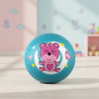 Ballon de jeu gonflable en caoutchouc de 5 pouces pour la vente en gros, idéal pour le dodgeball et le kickball sur terrain de jeux