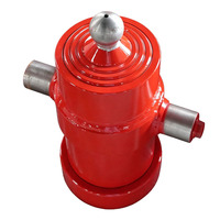 Cylindre hydraulique télescopique multi-étages 4TG-120-700 à quatre étages et course de 700 mm pour camion benne, compacteur et camion poubelle