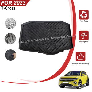 Tapis de coffre de voiture en TPE imperméable de haute qualité, tapis de protection de coffre toutes saisons pour <span class=keywords><strong>Volkswagen</strong></span> VW T-Cross <span class=keywords><strong>2023</strong></span> - Product Image 3