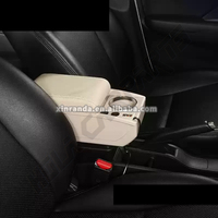Boîte d'accoudoir boîte de contenu de magasin Central double couche accoudoir de voiture boîte de couverture de Console centrale et porte-gobelet pour Toyota Yaris 2011-2008