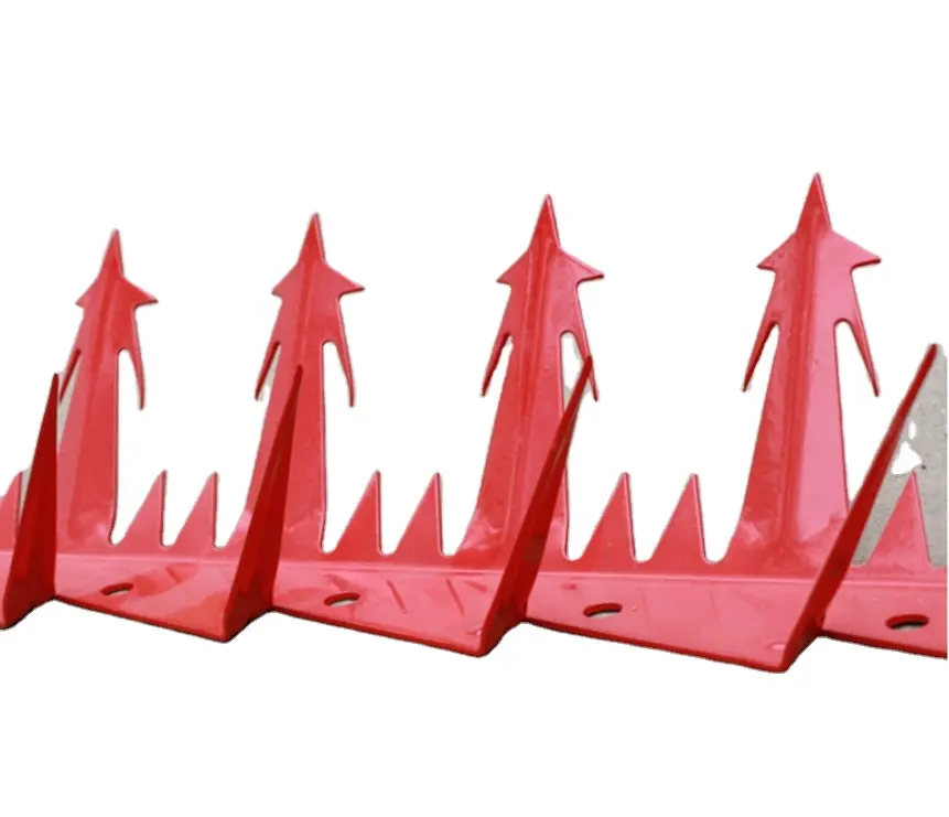 New Product Colorful Powder Coated Wall Spikes Metal Anti Climb Fence Security Spikes