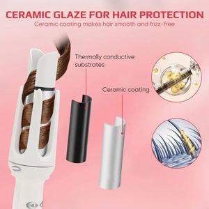 เครื่องม้วนผมเซรามิกทัวร์มาลีนอเนกประสงค์ 3 in 1 สำหรับใช้ในบ้านและโรงแรม - Product Image 3
