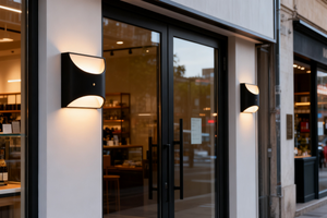 Lámpara de Pared LED de Lujo, Diseño Moderno en Aluminio Negro, Montaje en Pared con Cableado Directo para Sala de Estar o Dormitorio - Product Image 3