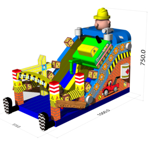 Videur gonflable en PVC de haute qualité avec toboggan sec Combo House Jumping Castle Space pour les Offre Spéciale - Product Image 3