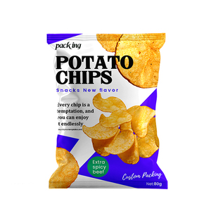 주문제작 인쇄 플라스틱 알루미늄 포일 감자칩 포장 파우치 스낵 식품 칩 백 포장 - Product Image 3