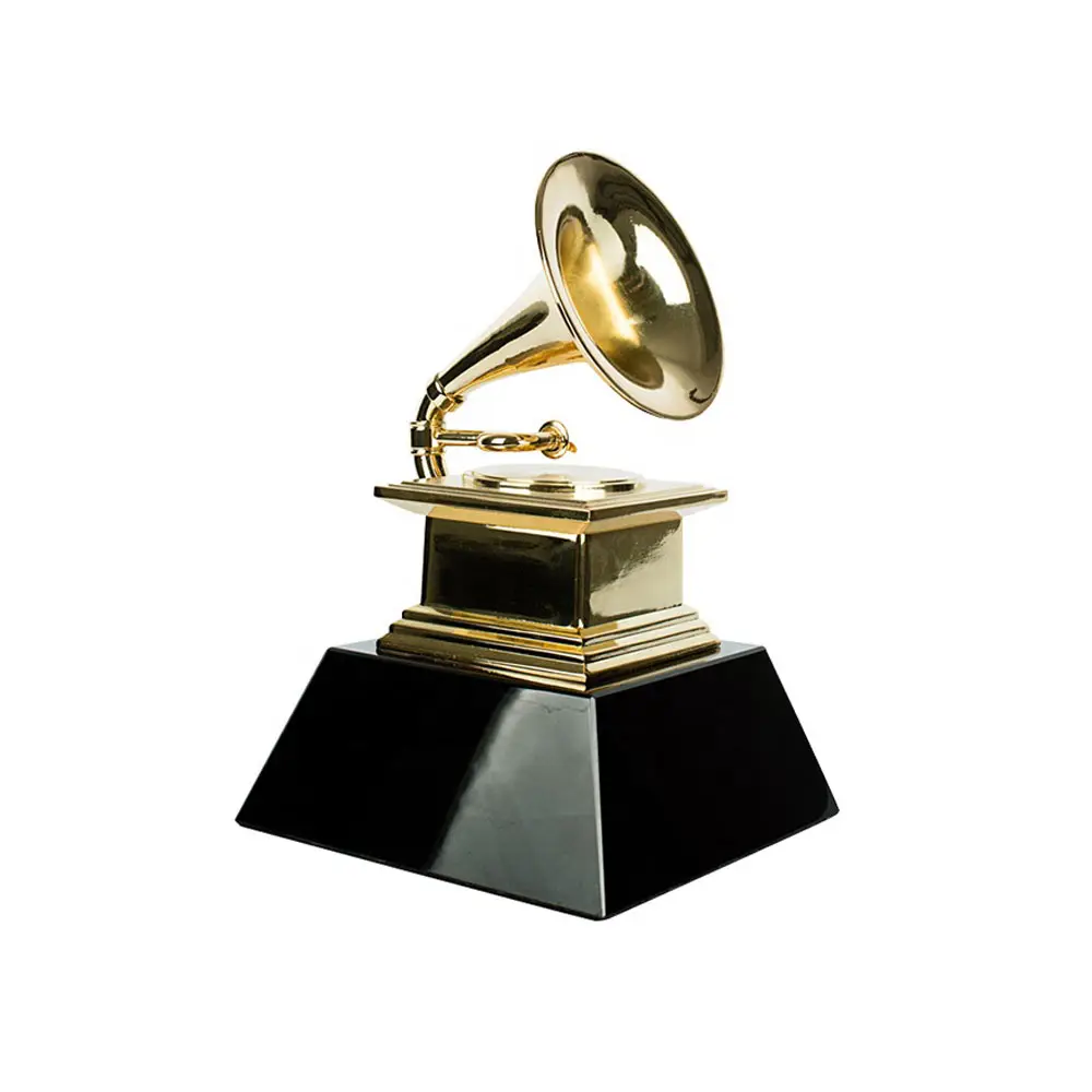 Hoge Kwaliteitsborging Aangepaste Replica Metalen Grammy Award Trofee