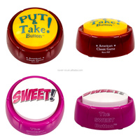 Buzzer sonore de réponse en plastique 89*40mm pour jeux de quiz, jouets pour enfants et adultes