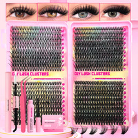 [Prix Spécial] Faux Cils Synthétiques Européens et Américains pour le Commerce Transfrontalier 30P/40P/50P/60P/40 Rangées pour les Best-sellers