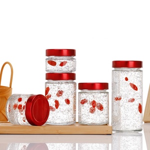 Frascos de vidrio de miel para almacenamiento de alimentos de 75ml a 380ml con tapa de rosca de metal para almacenamiento de Nido de Pájaro de almeja de goma de flor - Product Image 2