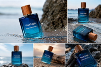 Vente en gros de parfum pour homme Oud personnalisé, longue tenue, avec emballage de luxe, parfum boisé pour homme