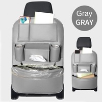 Sac de rangement suspendu en cuir pour voiture, sac à dos de siège, sac de rangement suspendu pour voiture