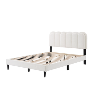 Luxury Modern Minimalist <b>Bed</b> Set <b>Single</b> Double Sizes Upholstered Soft Velvet Leather Fabric <b>Storage</b> for Home Hotel Bedroom - Product Image 3