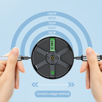 Nuevo Cable de Datos 3 en 1 con Forma de Rueda, Cable de Carga Rápida Retráctil, Cable de Carga para Teléfono, Cable de Datos USB
