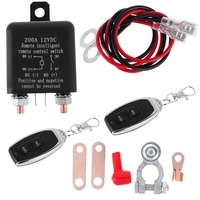 Interrupteur de batterie universel 2V 200A, relais intégré, télécommande sans fil, déconnexion de la batterie de voiture, interrupteur principal d'isolation