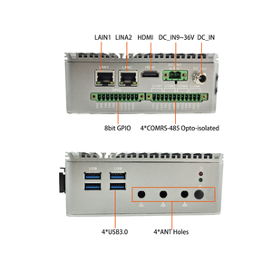 인텔 N100 듀얼 LAN I226V <span class=keywords><strong>2</strong></span>.5GbE 미니 PC 우분투 X86 승 10 11 팬리스 산업용 미니 PC - Product Image 2