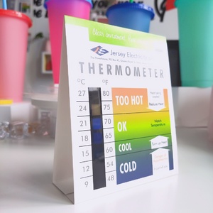 Thermomètres à bande LCD pour intérieur, très vendus, usage courant, 9-27°C, 48-80°F - Product Image 1