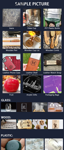 JUNFEI MINI 30W 50W 2.5D 3D Galvo Co2 Máquina de marcado láser a color Fuente láser DAVI para fotos de cristal Grabado de vidrio Pequeño DXF - Product Image 4