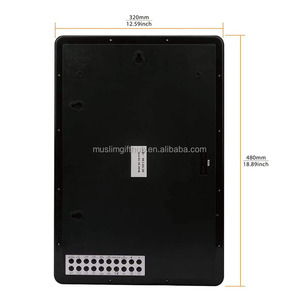 Hồi giáo tự động athan adhan azan quran và <span class=keywords><strong>azkar</strong></span> LED hiển thị EID tekbir takbeer quà tặng đồng hồ thời gian cầu nguyện didtal cho nhà thờ Hồi giáo - Product Image 5