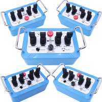 hydraulique joystick vanne directionnelle 4 leviers camion grue radio kits de télécommande intelligents