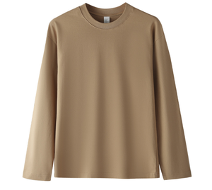 Long-sleeved <strong>T</strong>-<strong>shirt</strong> As a Base Layer for Long <strong>Johns</strong>, a Round-neck <strong>T</strong>-<strong>shirt</strong> for Both Men and Women, Paired with Couple <strong>Shirts</strong> - Product Image 1
