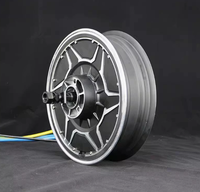 Moteur de vélo électrique 10 pouces 3000W sans balais à aimant permanent, double capteur Hall 50H, frein à disque amélioré pour trottinette, étanche, efficacité IE4